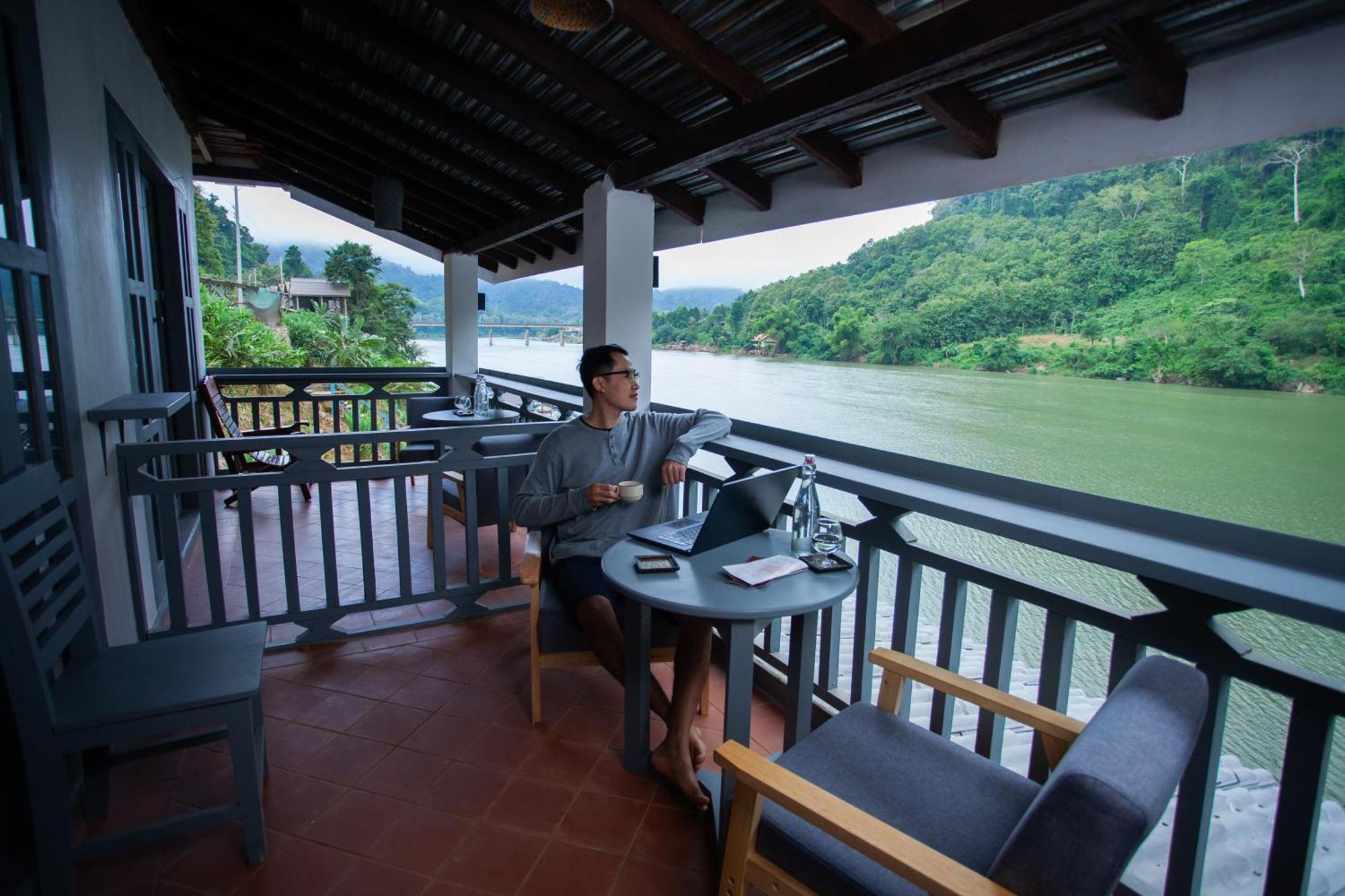 Dokchampa River View Villa Nongkhiaw Exterior foto